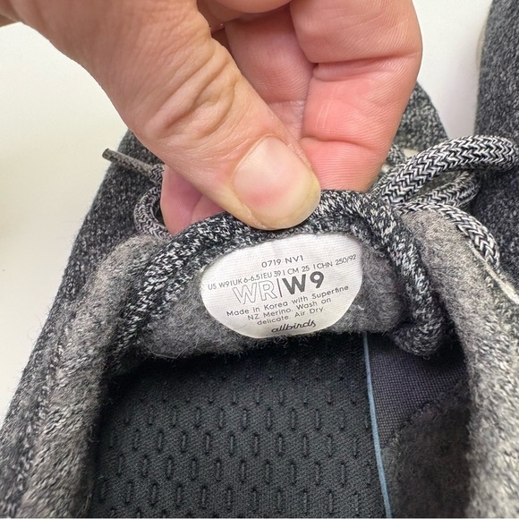 Allbirds Women’s 9 Natural Grey Merino Wool Runners Sneakers Sustainable Fashion - Picture 5 of 8